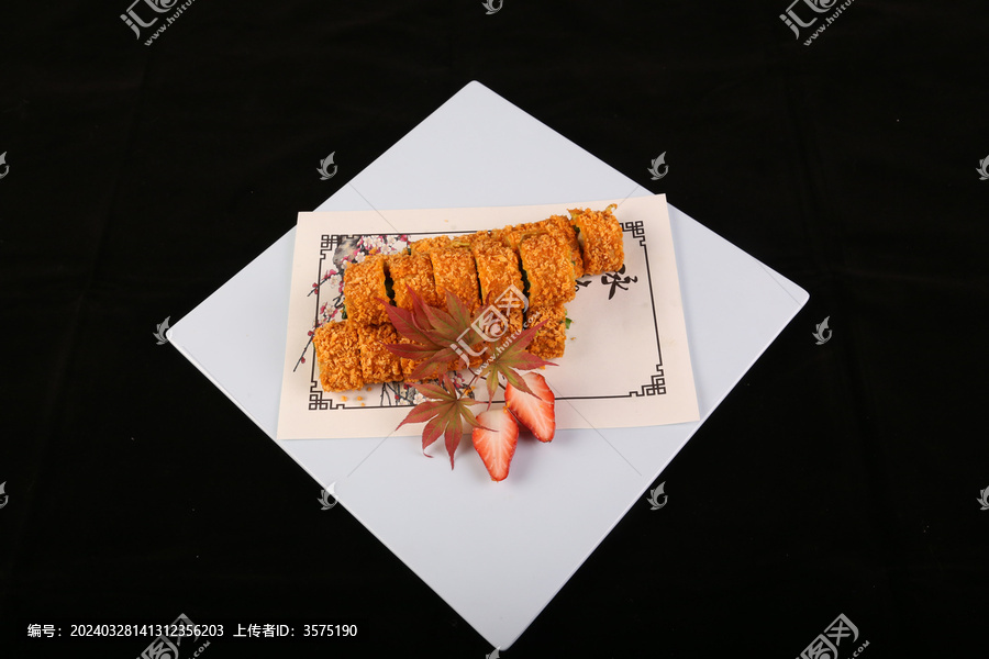 脆皮韭菜虾卷