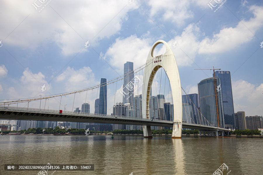 珠江新城与猎德大桥