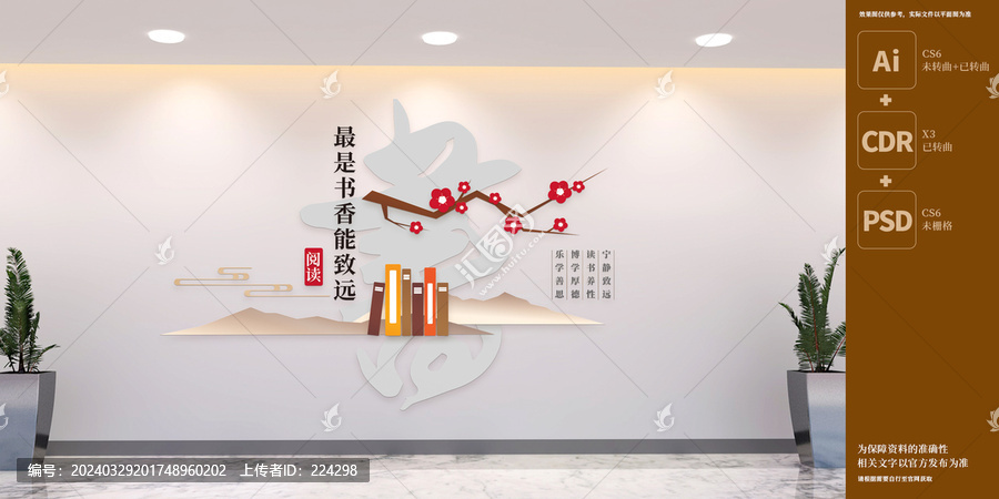 校園閱讀文化墻
