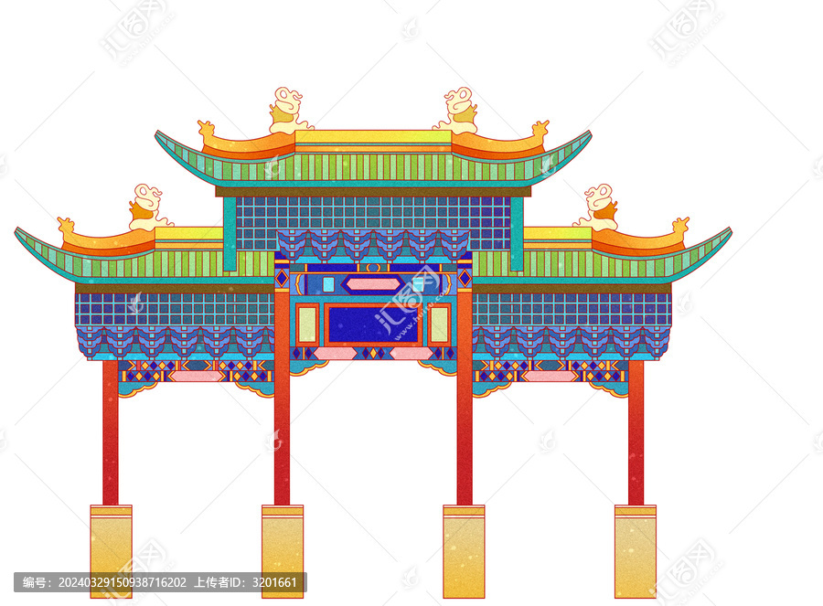 山西太原古建筑晉祠