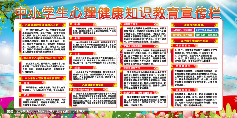 中小學(xué)生心理健康知識