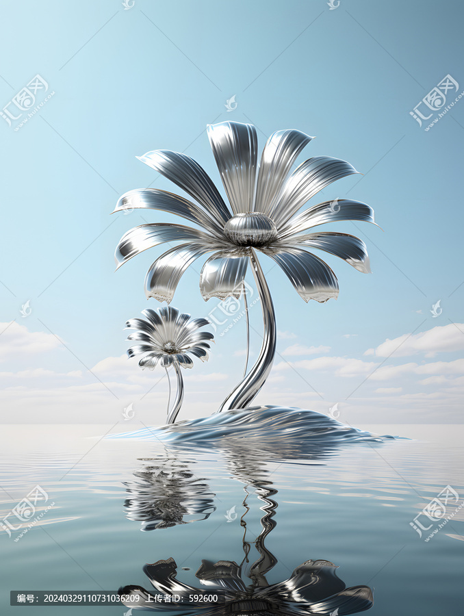 盛開的花