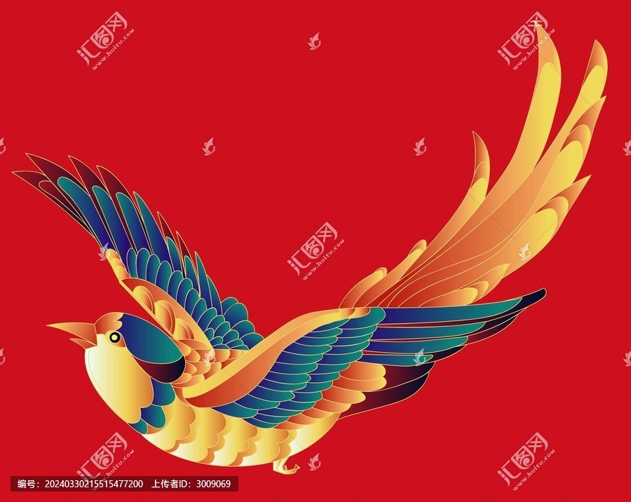 仙鶴插畫