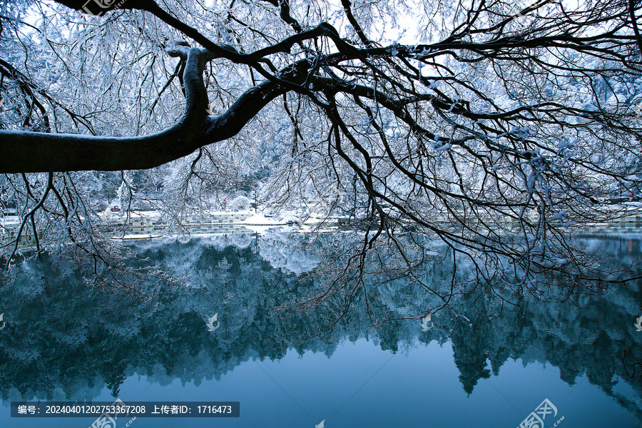 庐山雪景