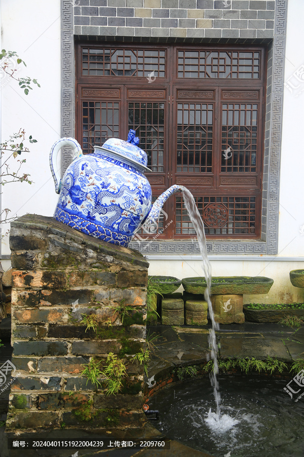 陶瓷茶壶景观