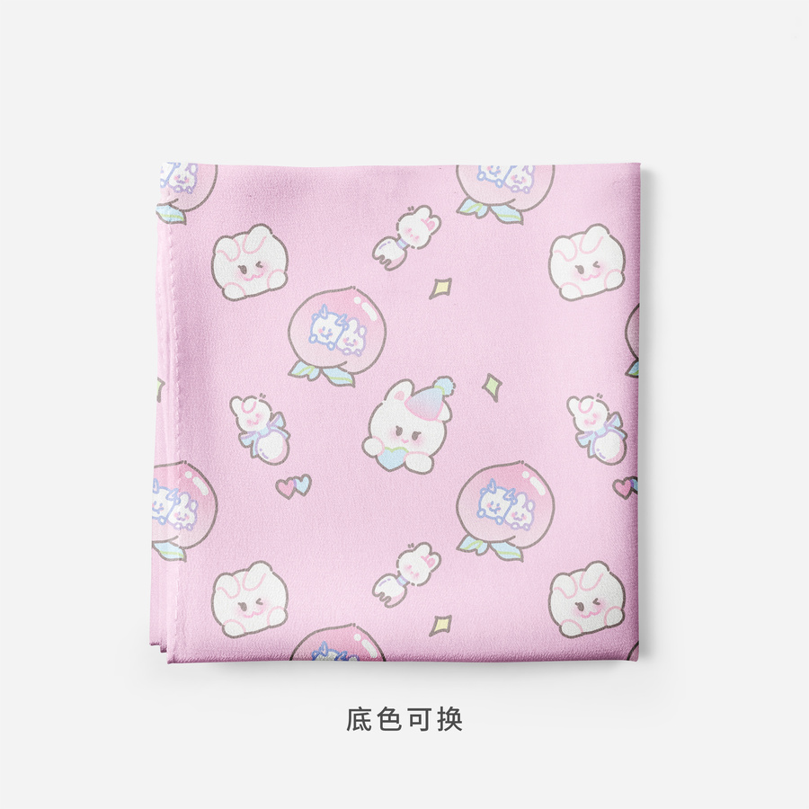 可愛卡通兔子動(dòng)物印花設(shè)計(jì)布料