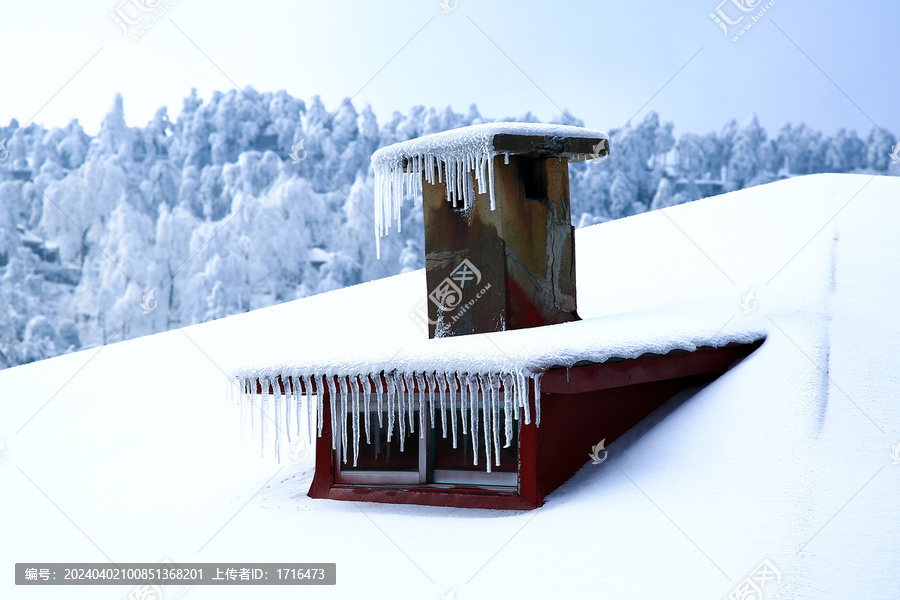 庐山雪景