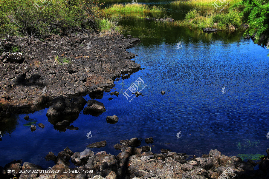 阿尔山天池火山岩