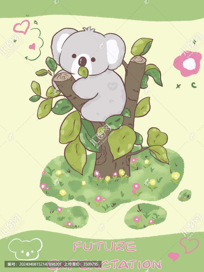 考拉爬樹