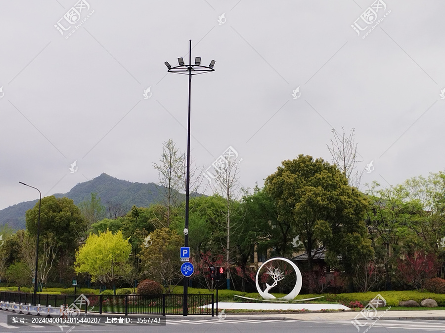 富阳鹿山大道街景