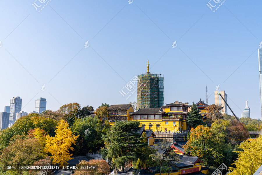 南京鸡鸣寺建筑风景