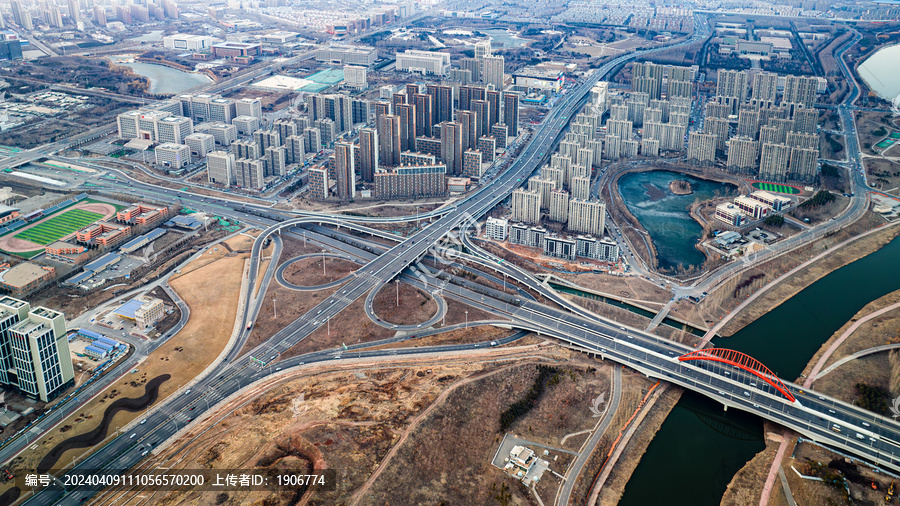 早春的中国长春南溪湿地公园景观