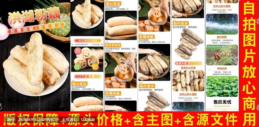 洪湖粉藕詳情頁