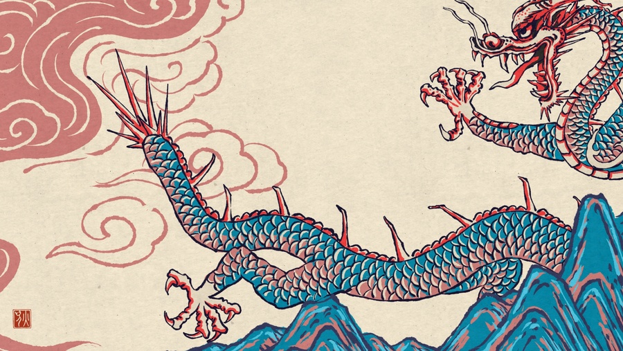 龍插畫