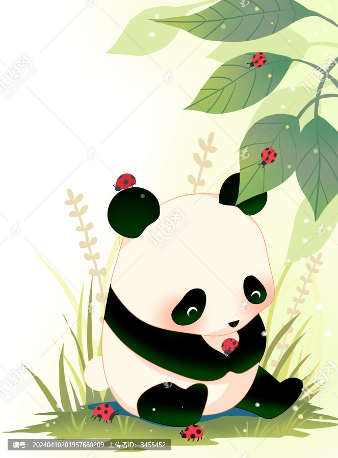 熊貓二十四節(jié)氣全套之驚蟄
