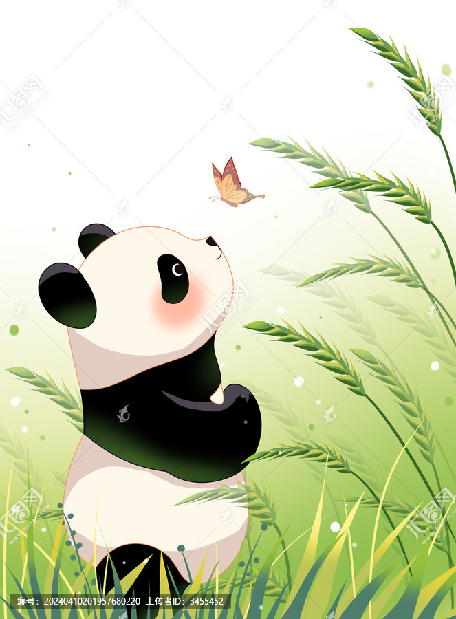 熊貓二十四節(jié)氣全套之小滿