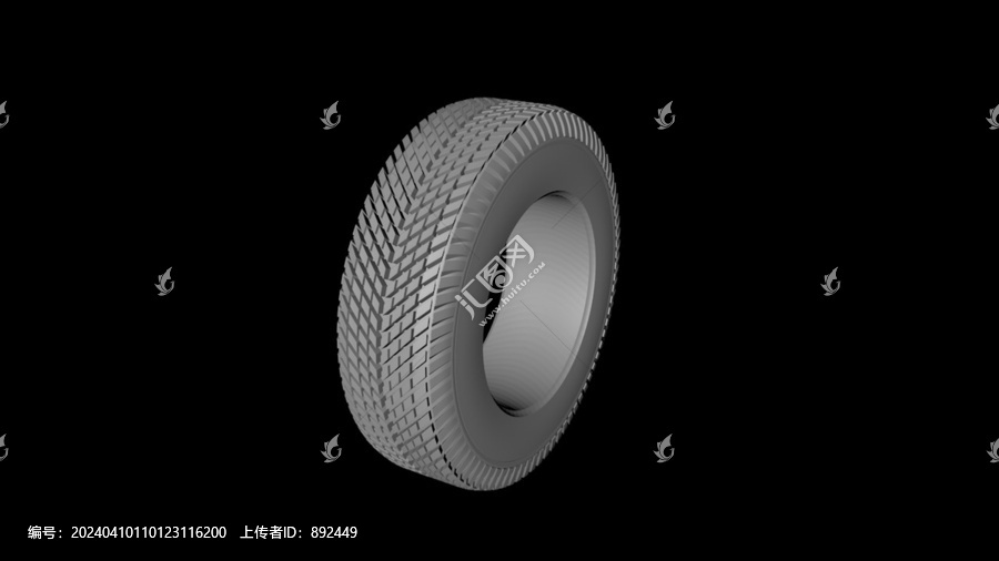 輪胎3D模型