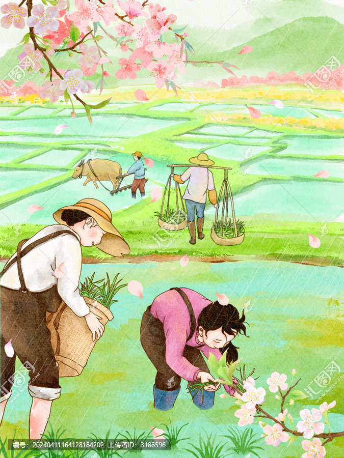 春天農耕