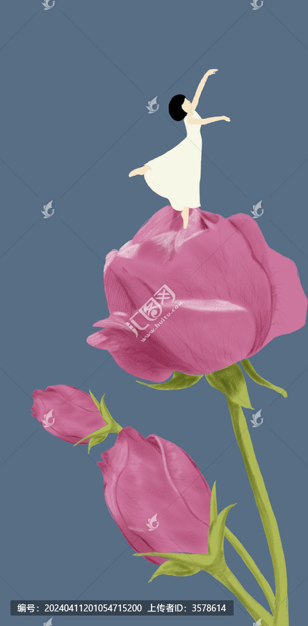 花语系列手机壳之蔷薇