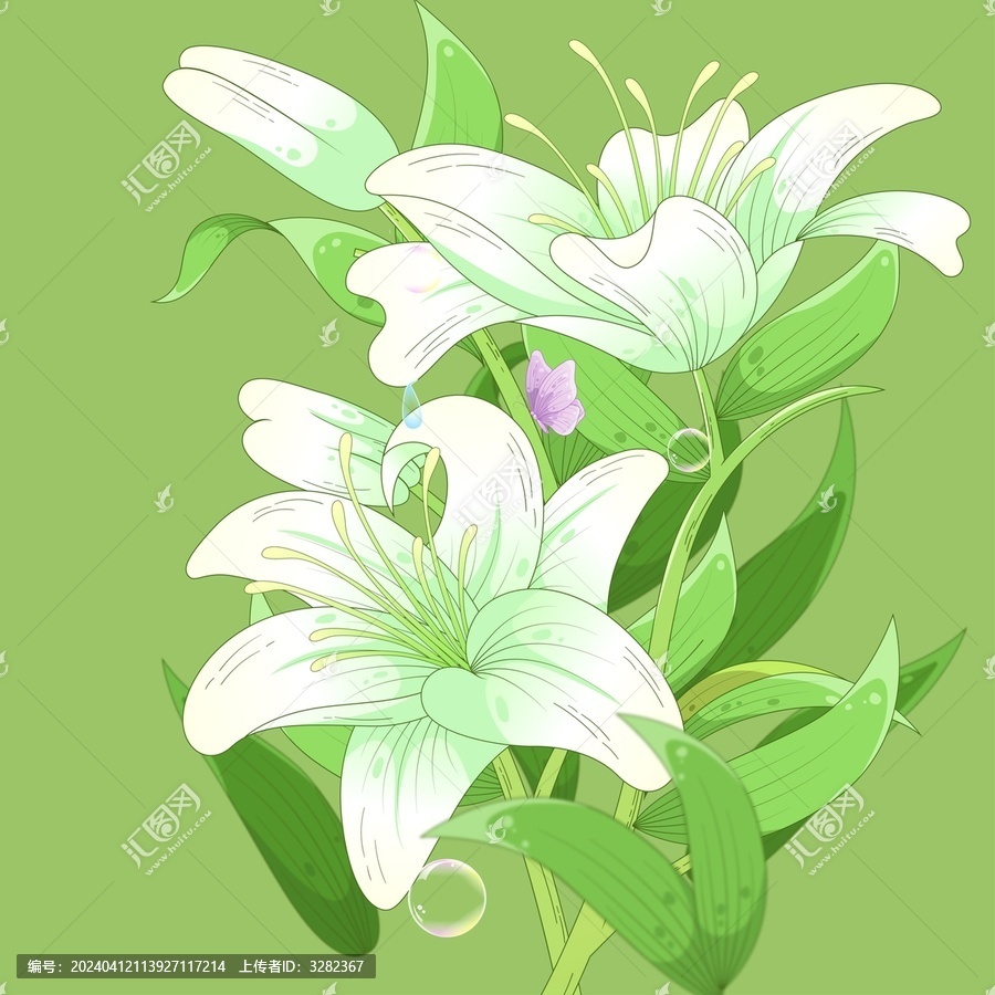 百合花