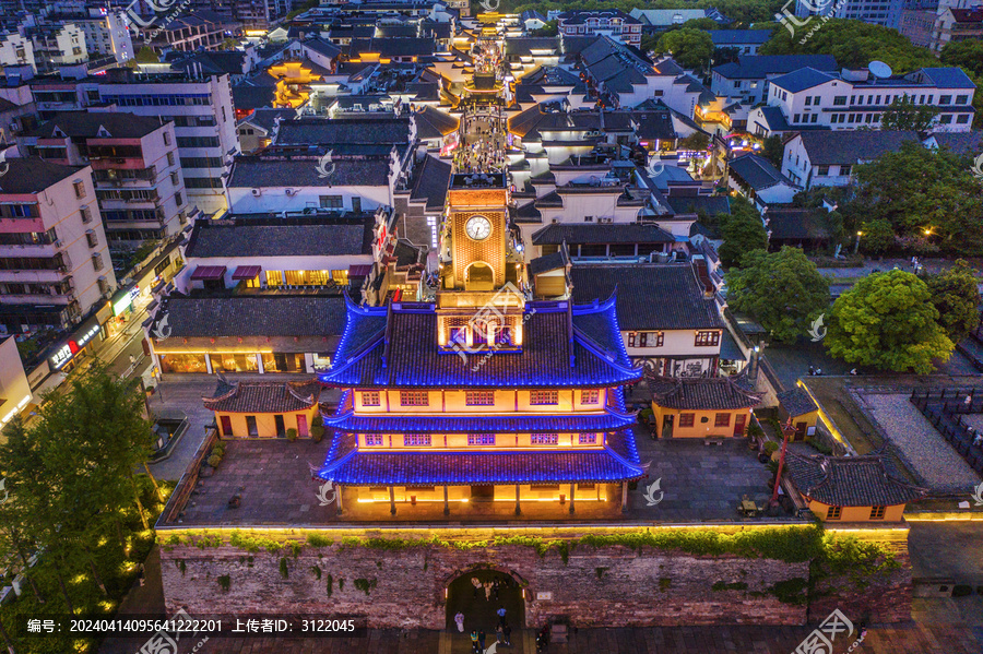 鼓楼夜色全景