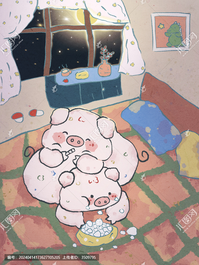 兩只小豬