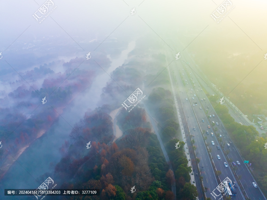 杭州西溪湿地公园自然风光