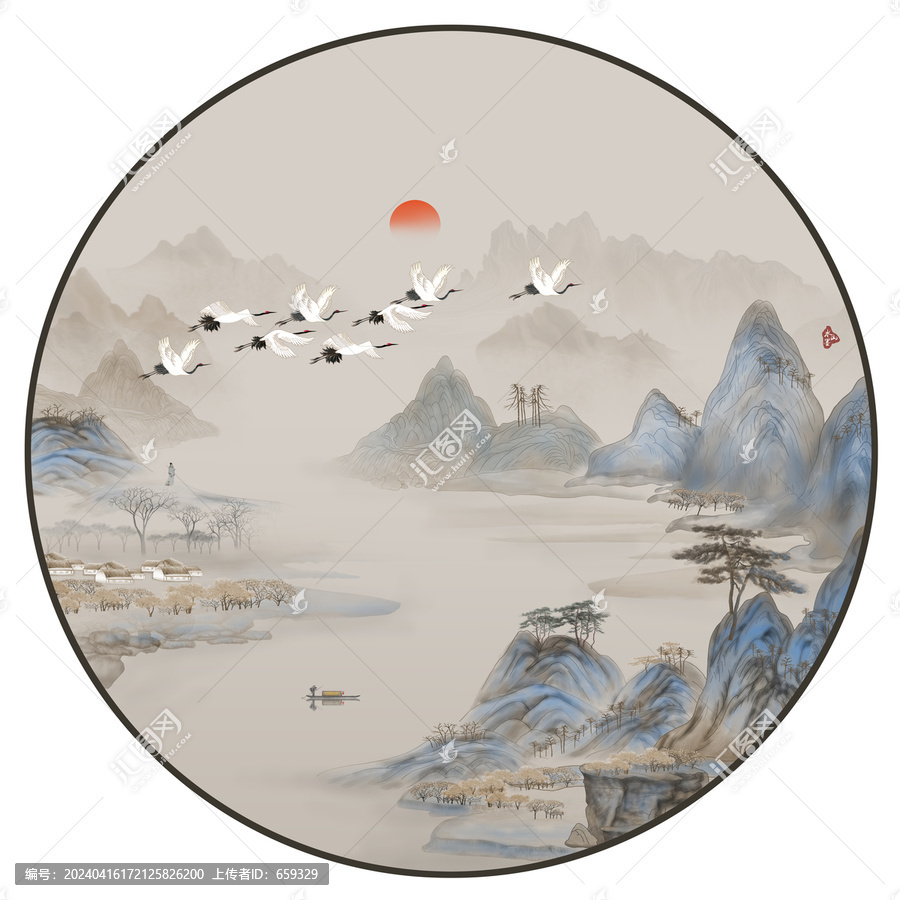 中式山水畫