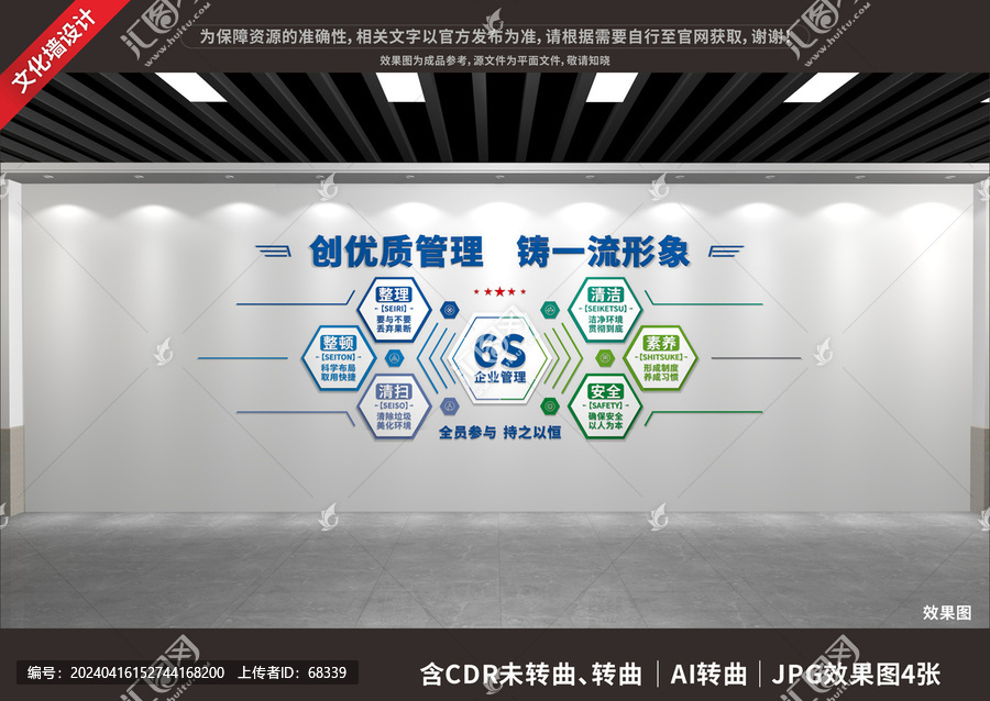 6S企業(yè)管理文化墻