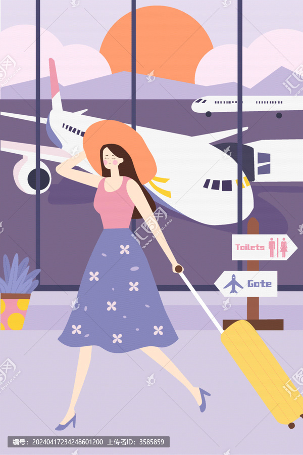 旅行插畫