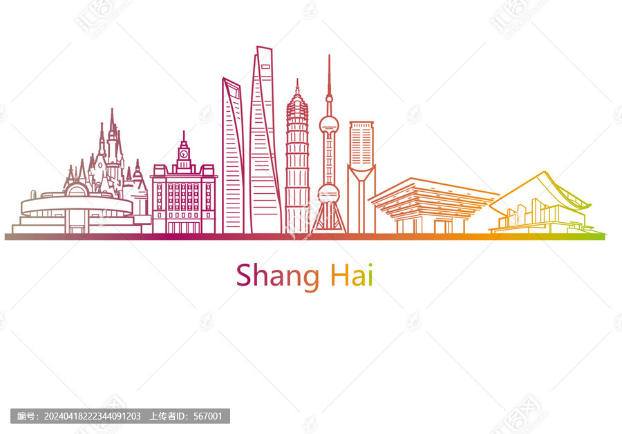 上海簡單插畫