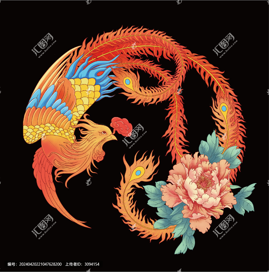 鳳凰插畫