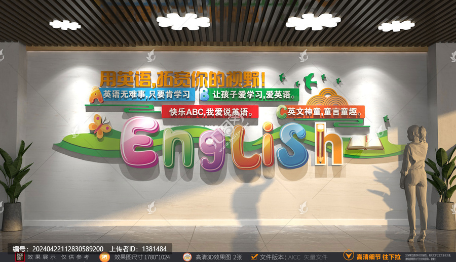 英語文化墻