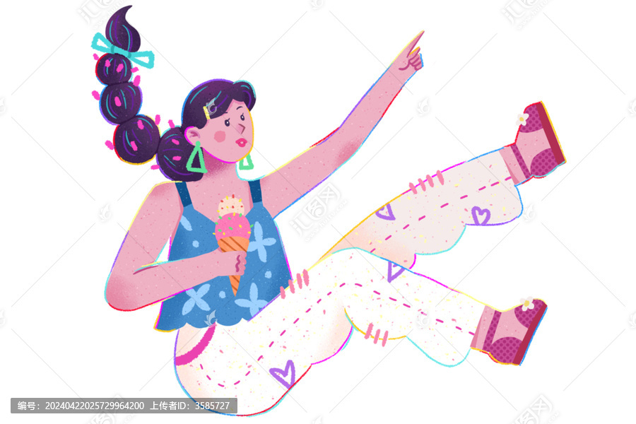 冰淇淋少女
