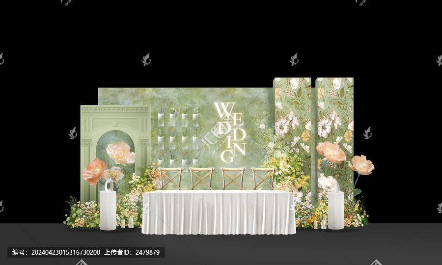 牛油果綠花園婚禮效果圖