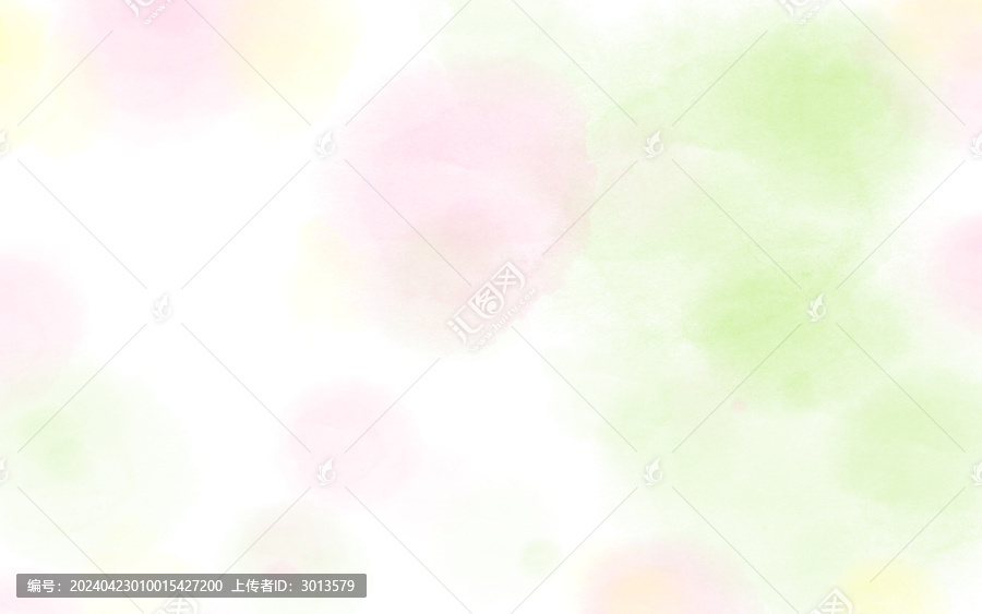 水彩筆刷暈染紋理唯美春天背景