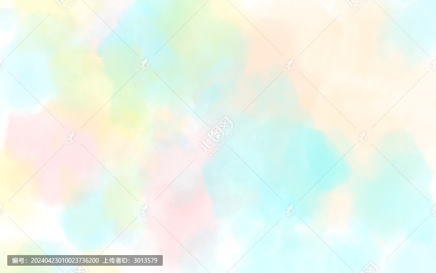 水彩筆刷暈染紋理清新炫彩背景