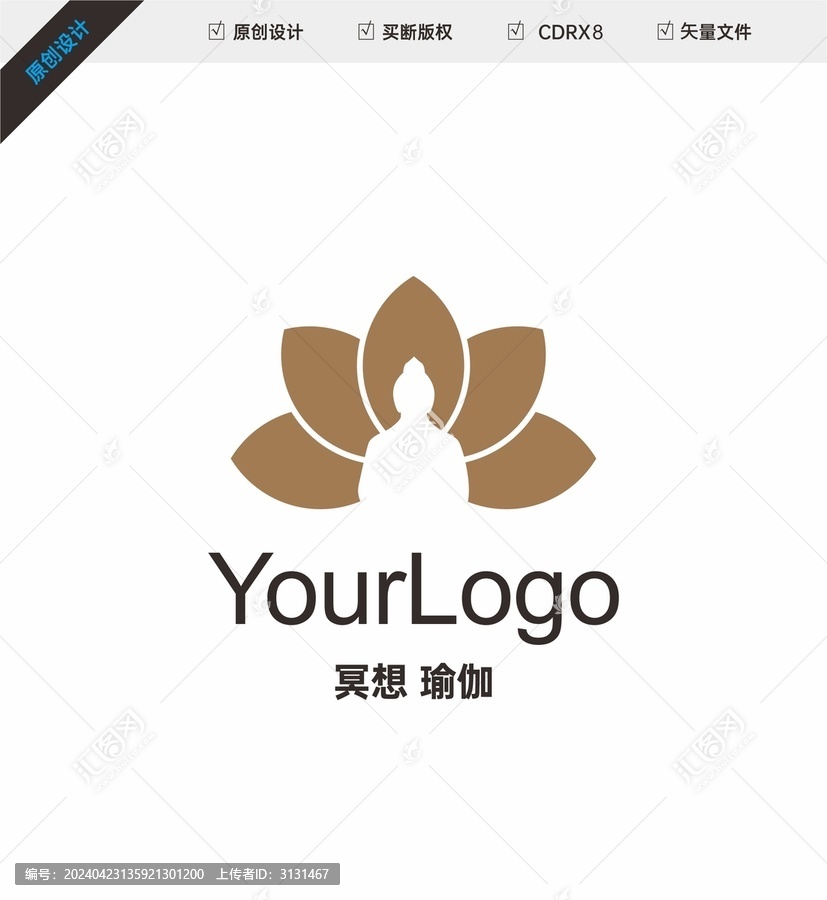 瑜伽llogo設(shè)計(jì)