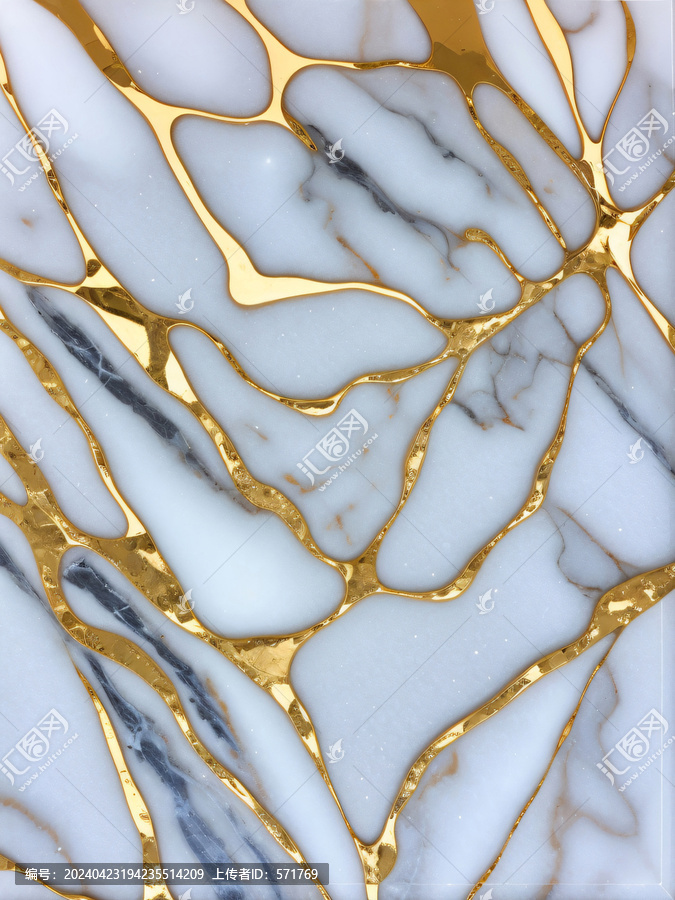 大理石紋理描金抽象大理石