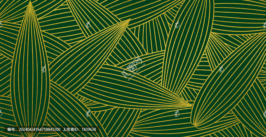 粽葉紋樣素材