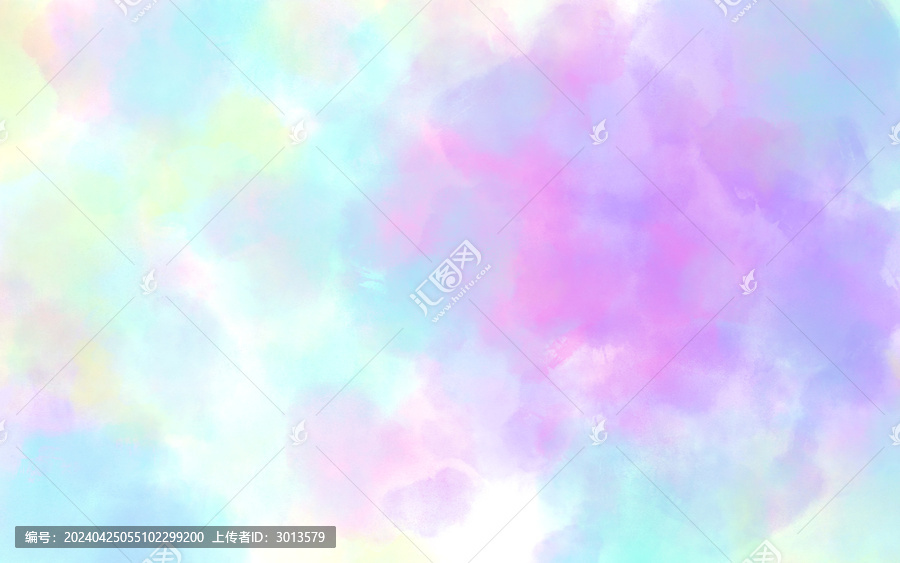 水彩筆刷暈染紋理涂鴉絢麗背景