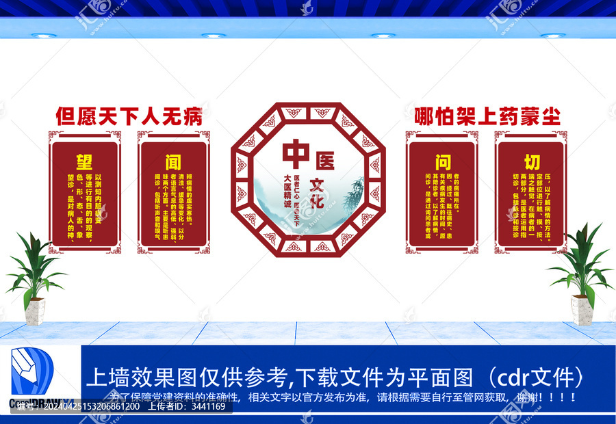 中醫(yī)文化大醫(yī)精誠文化墻