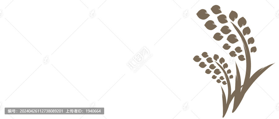 稻谷插畫