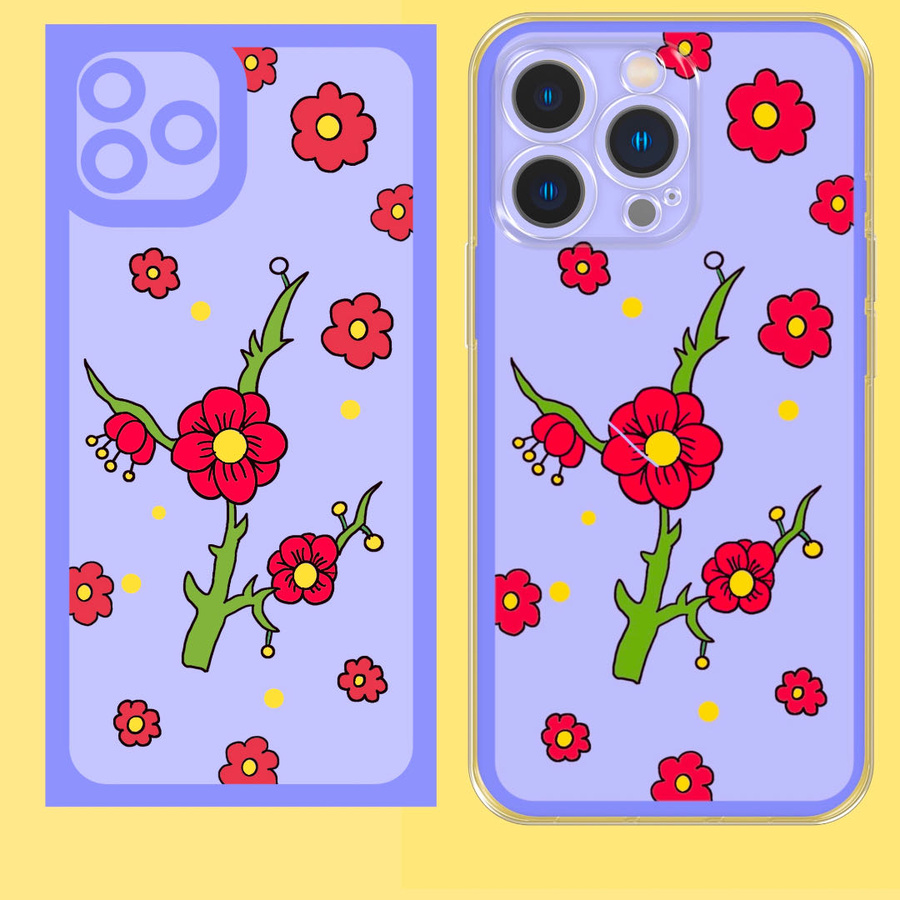 花手機殼