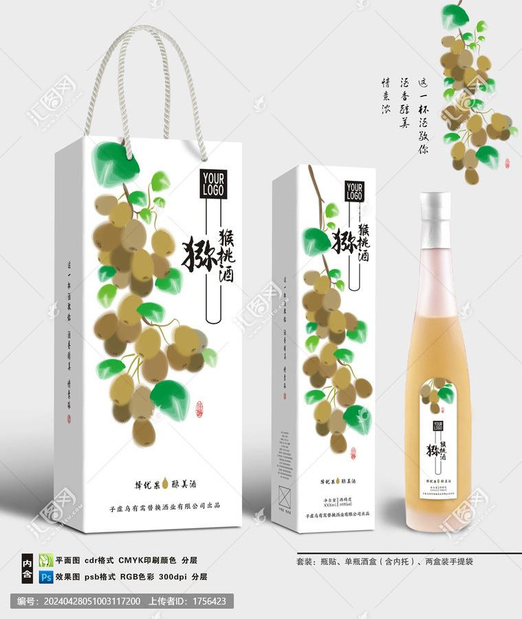 獼猴桃酒酒盒