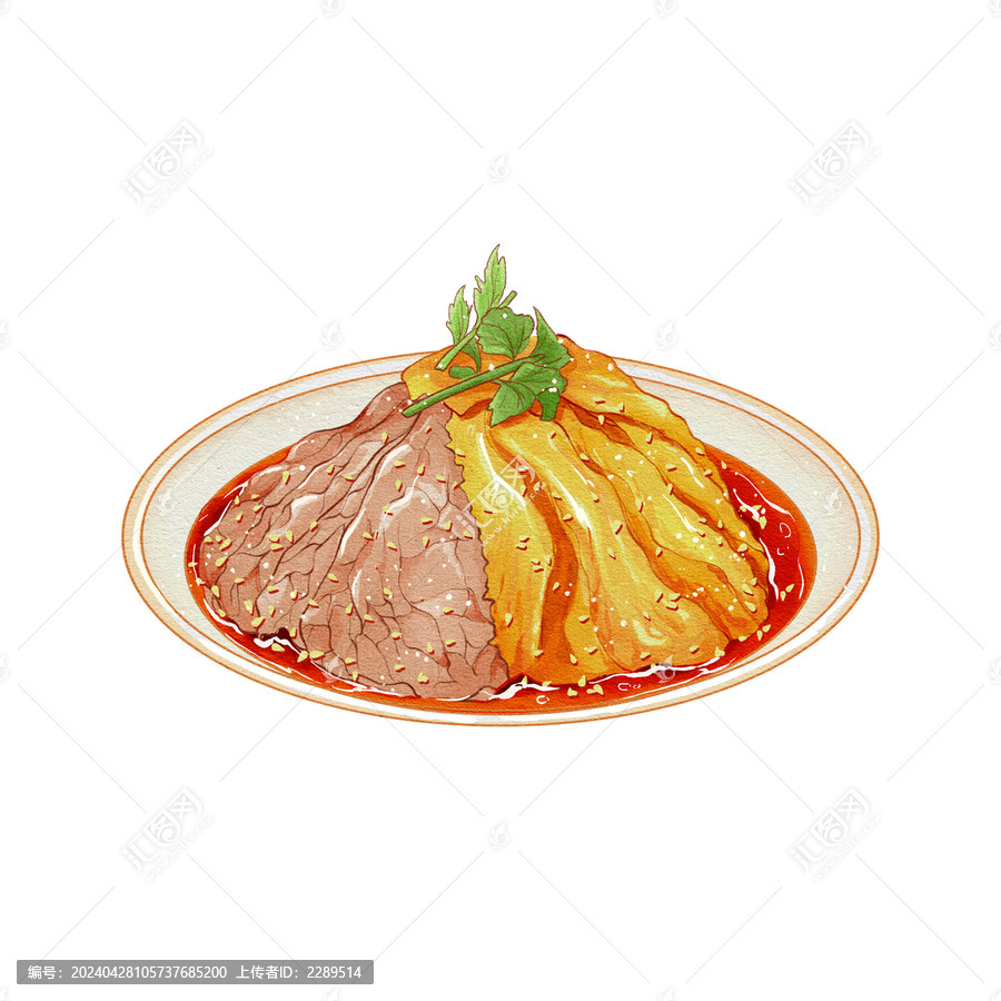 中國傳統(tǒng)美食川菜夫妻肺片