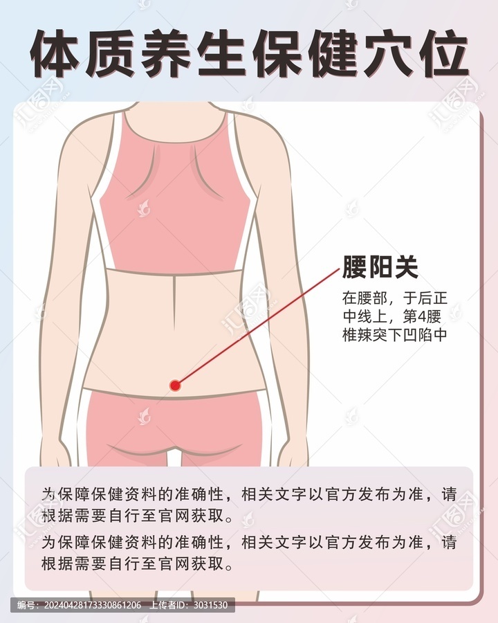 腰陽關(guān)手繪保健穴位