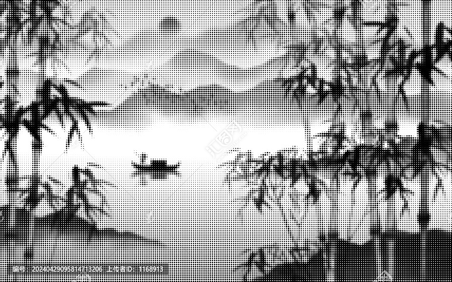 圓點(diǎn)山水素材