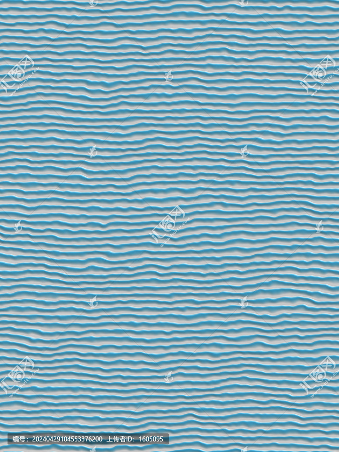 藍色波浪板