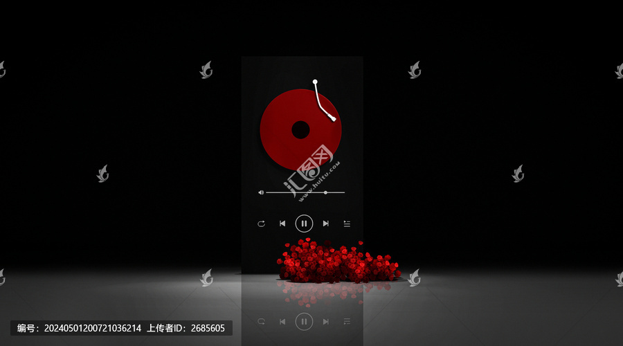 黑紅色婚禮迎賓區(qū)
